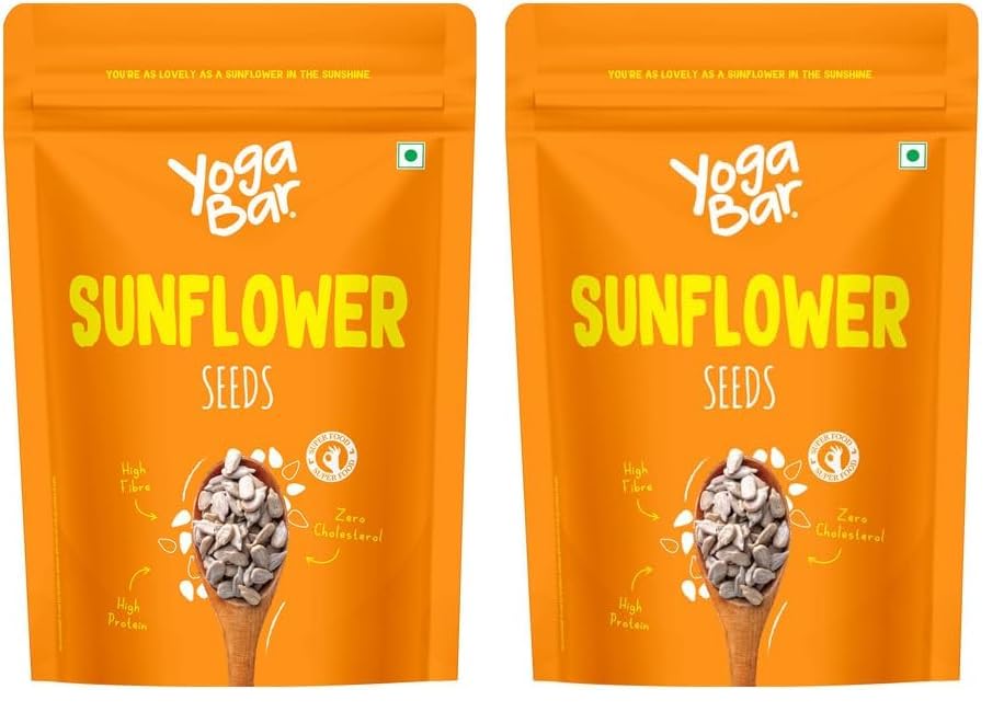 Image of Yogabar Sunflower Seeds For Eating Protein and Fibre Rich Superfood | Healthy Snacks - 250gm (Pack of 2)