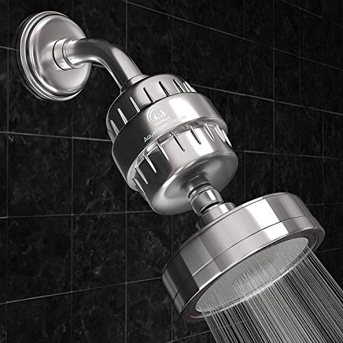 image for AquaHomeGroup Luxury Filtered Shower Head (Metal) 2 Cartridges Vitamin