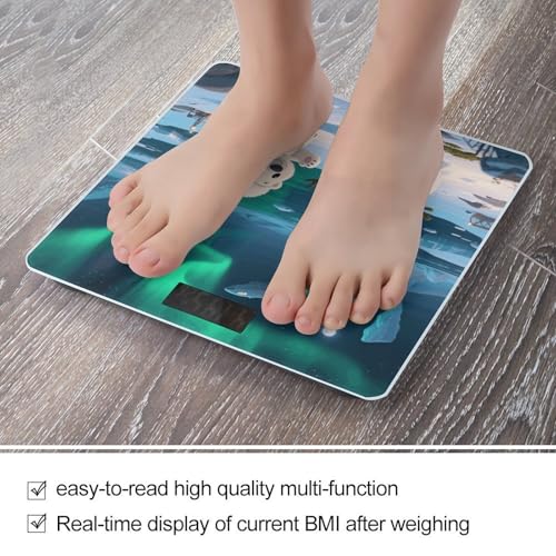 Báscula digital para baño Polar Bear Snowman, capacidad 400 lb miniatura 5