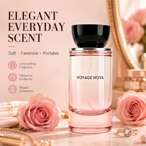 Eau de Toilette for Women – Lychee & Bergamot Top Notes, Ginger Rose Peony Floral Heart, Cocoa Warm Base, Elegant Date Night Romantic Floral Fruity Fragrance — view 2