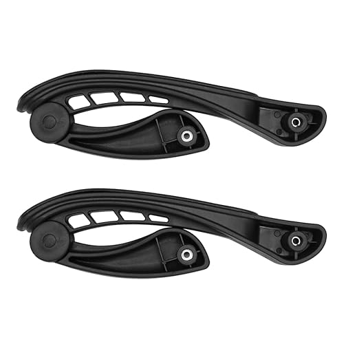 1 Pair Universal Office Chair Armrest Replacement - Movable Plastic Handrail for Computer Chair, Ergonomic Furniture Accessories for Elderly and Disabled