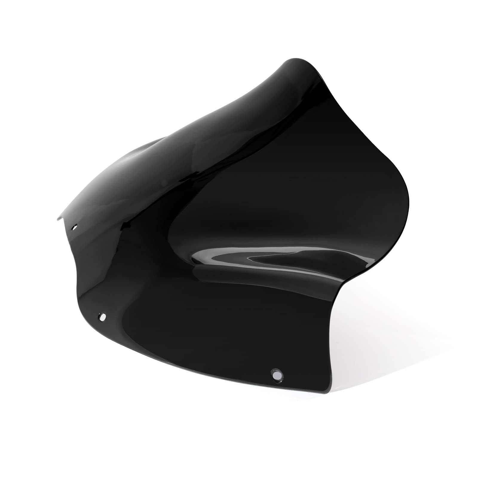 Amazon | FIASRAC ブラックフロントガラス オートバイ 13インチ 新世代