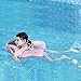 Mambobaby Float with Canopy and Tail New Upgraded Non-Inflatable Baby Pool Float Mambo Float Swim Trainer Solid Infant Swim Float Adjustable Pearl Foam Baby Swim Ring