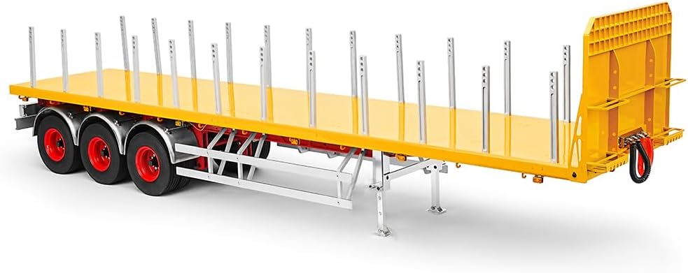 TOUCAN RC HOBBY LESU 1/14 40FT Semi Metal Trailer Painted for RC Tractor Truck Electric Cars