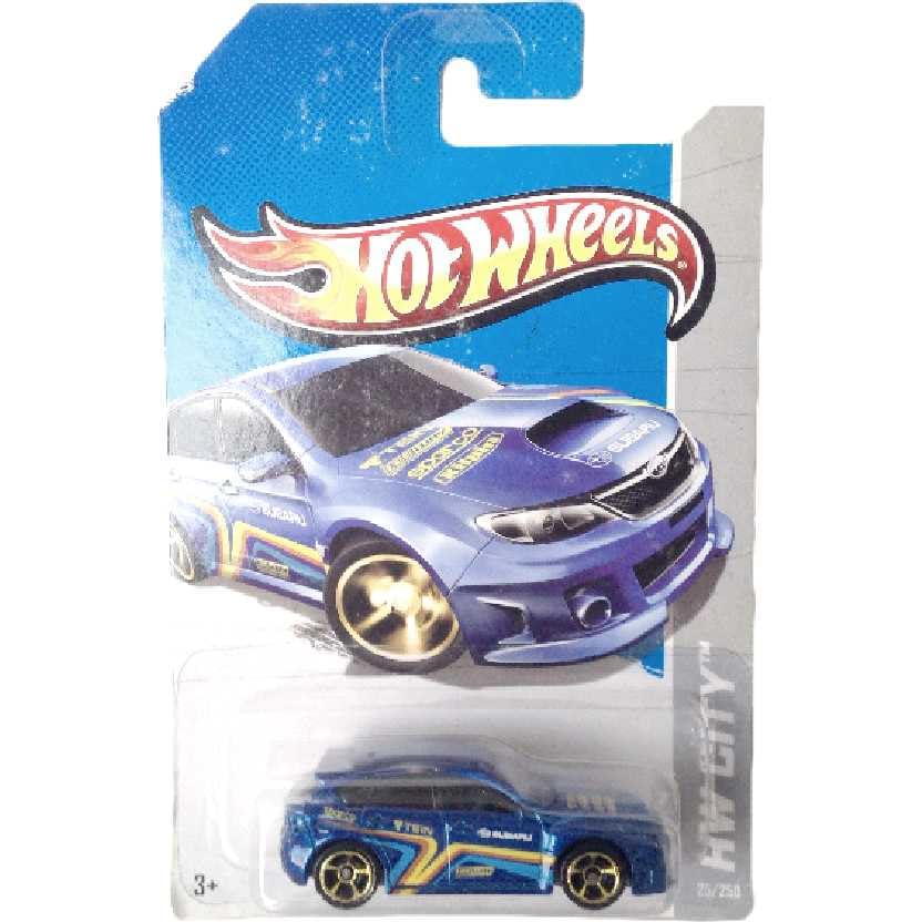 Image of Hot Wheels 1:64 Subaru WRX STI HW City 3+ Yrs Age (Blue)