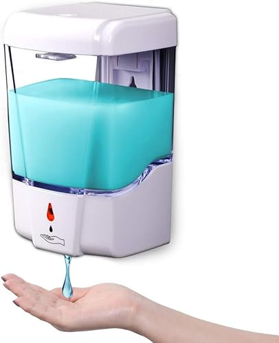 Dispenser di disinfettante per le mani Dispenser automatico di sapone liquido commerciale a parete Dispenser di sapone liquido/gel Touchless per sapone per le mani dispenser disinfettante per cucina