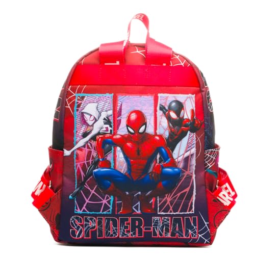Spiderman Mini Backpack Set - Bundle with 13" Spiderverse Mini Bag Plus Water Bottle | Spider-Man Backpack Purse School Supplies for Kids3