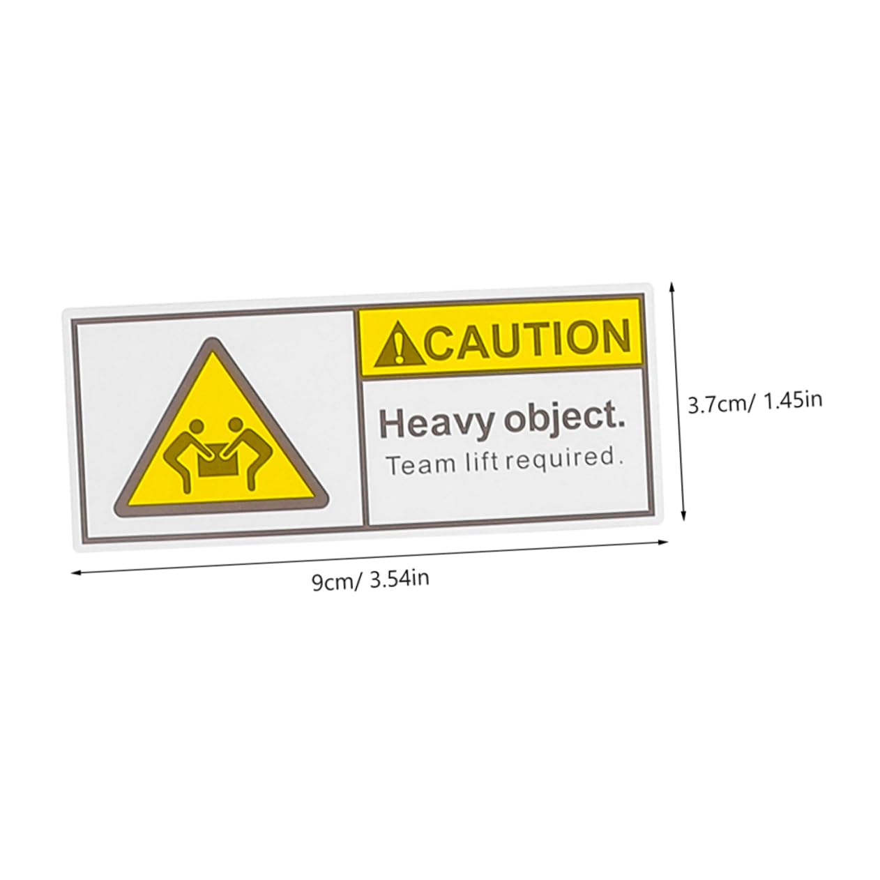 ULTECHNOVO 2rouleaux Étiquettes Avertissement Adhésives Pour Colis Lourds De Stickers Pour Pratiques Pour Déménagement Et Expédition Optimisez La Gestion Des Charges Lourdes