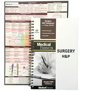 Medical Basics Surgery H&P Notizbuch 50 Vorlagen
