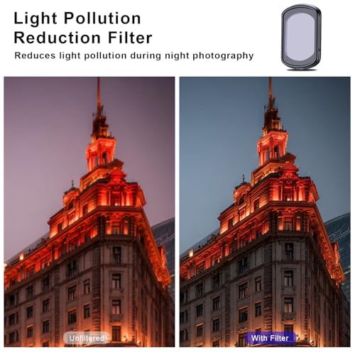 Filtres DJI Osmo Pocket 3 Haoge avec diffusion 1/4 ND variable anti-pollution et écran - 4