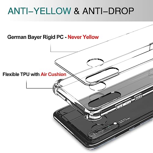 LeYi Cover per Huawei P30 Lite Custodia con Vetro