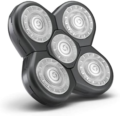 FlexSeries Blade Refills - Freebird - Sharp and Fresh Flexible Stainless Steel Rotarty Replacement Blades for The FlexSeries Electric Head Hair Shaver
