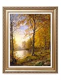 DECORARTS - Indian Summer, William Trost Richards; Classic Art. Giclee Prints Framed Art for Wall De