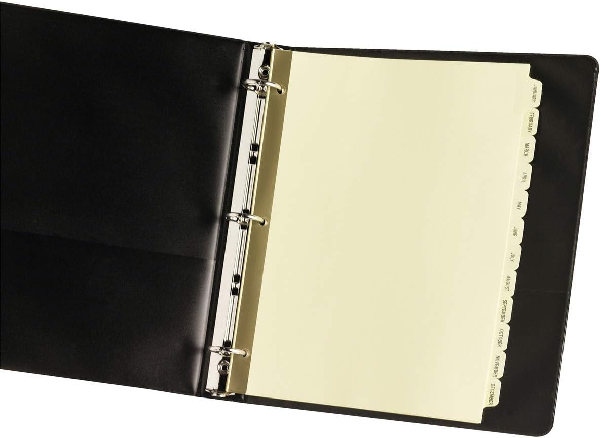Avery Preprinted Dividers with JAN-DEC Tabs, 12 Packs (11307)