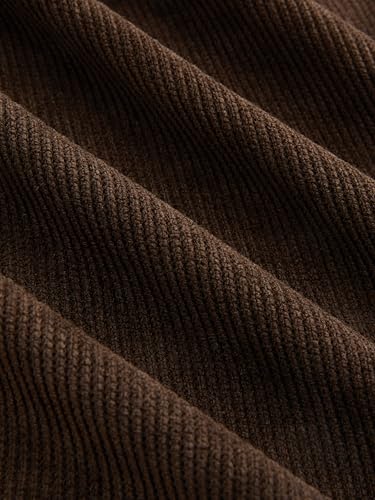 CIDER Womens Wide Leg Corduroy Pants Middle Waist Casual Stylish Trousers4