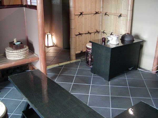 小西平内焼 太閤窯 原田聖龍 朱彩 黒茶碗 共箱 茶碗 茶道具 抹茶碗