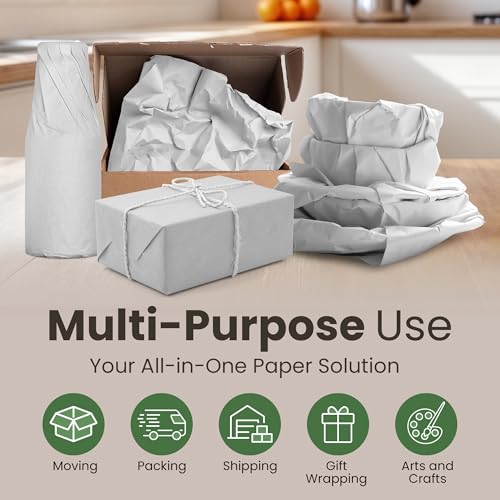 Papel de periódico para envolver objetos frágiles y rellenar cajas 4