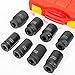 9-Pieces SAE Deep Impact Socket 3/4