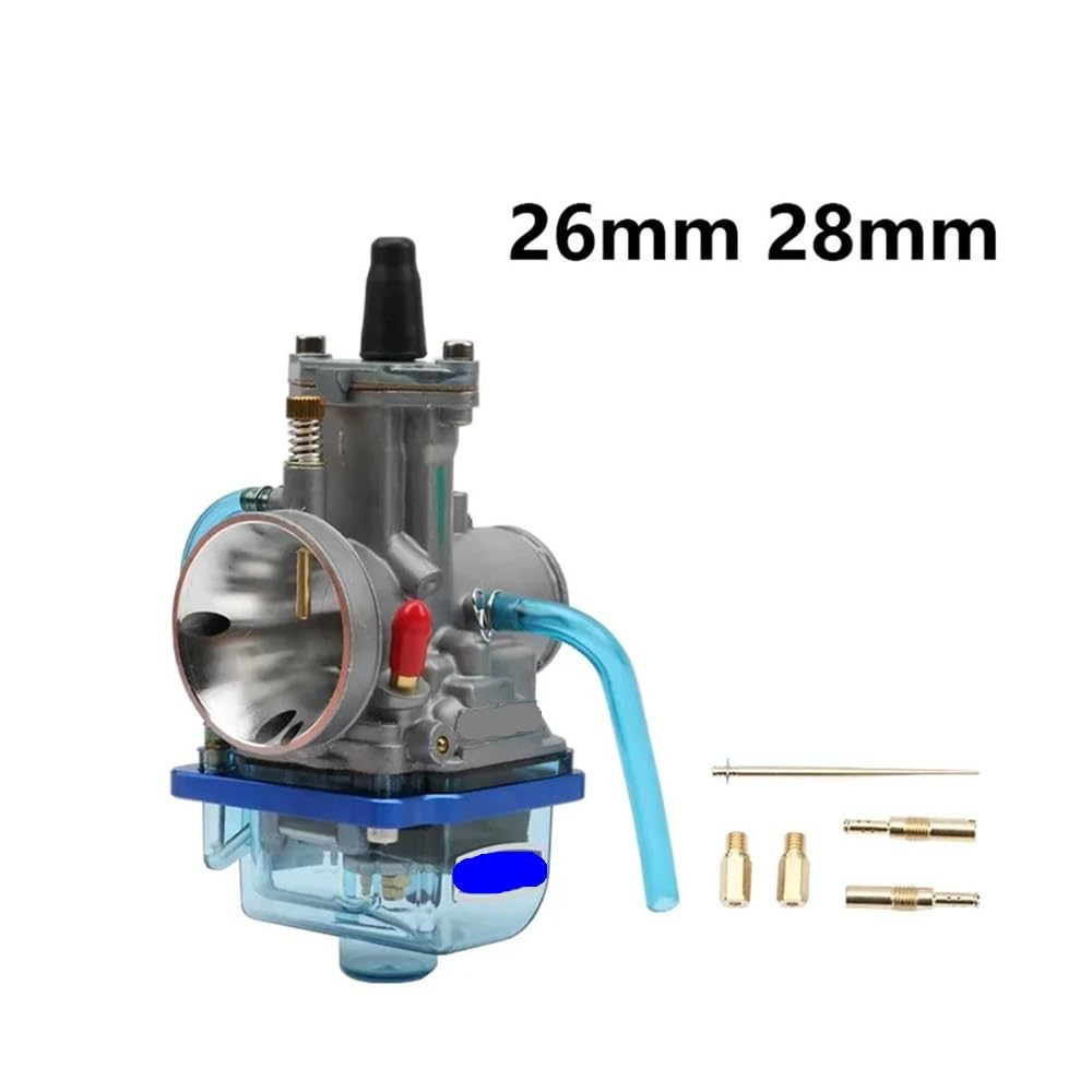 Ajuste for carburador de motocicleta 26mm 28mm accesorios de Motocross Dirt Bike Racing con Power Jet(28mm)