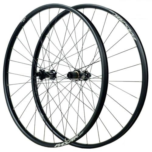 GEIRONV 26/27,5/29 Zoll Fahrrad Vorder Und Hinterrad, 54T Middle Lock Scheibenbremsen 4 Lager Straiâ€¦ – Miniatur
