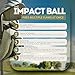 CHAPTER 29 Impact Ball - Golf Swing Trainer Aid - Medium (Blue/Green - All Skill Levels, Improve Your Golf Swing, Make Better Contact, Flush More Shots