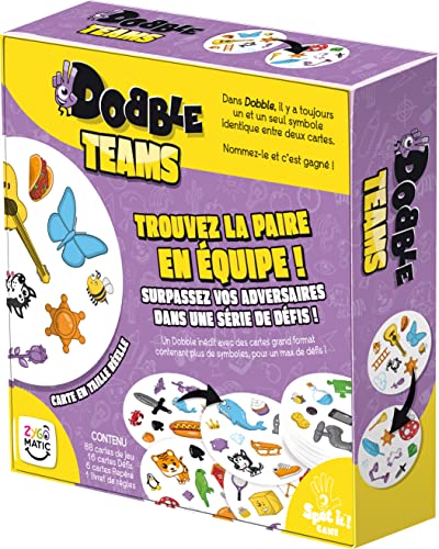 Asmodee, Dobble: Teams, Board games, Card Games, Party Game, Adult and Child Game from 6 years, 2 to 8 Players, 15 Min - Image 4