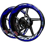 Ensemble complet de bandes de jantes pour Suzuki GSXR600 GSXR 600, autocollants réfléchissants pour moyeux de roue, accessoires de décoration