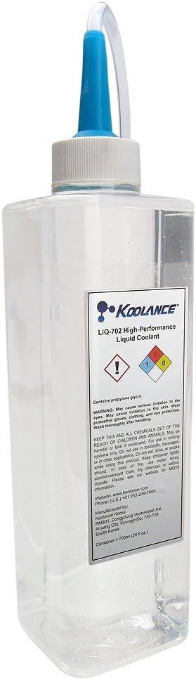 Koolance LIQ-702CL-B 702 Liquid Coolant, High-Performance, Colorless, 700ml (24 fl oz)
