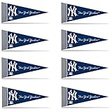 New York Yankees Mini Pennant Set: 8-Pack