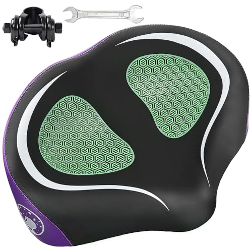 KEMIMOTO Extra Wide Gel Bike Saddle
