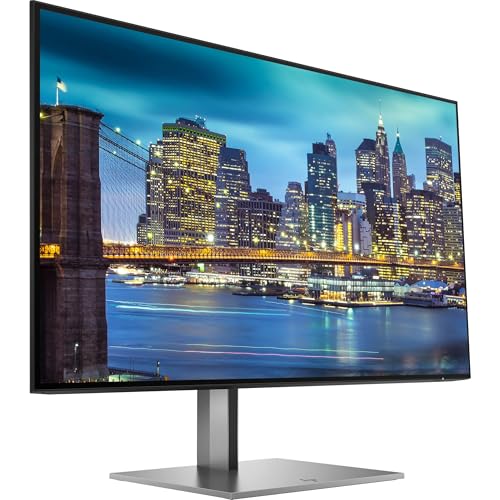 Image of HP Z27q G3 27 Inch IPS LED Backlit Monitor 2-Pack Display Bundle with QHD 2560 x 1440, Blue Light Filter, HDMI, DisplayPort, Desk Mount Clamp Fully Adjustable Dual Monitor Stand