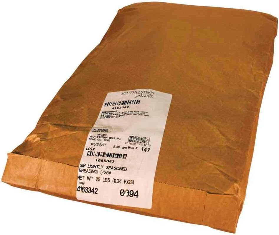 Southeastern Mills Lightly Seasoned Batter Breading Mix, 25 Pound -- 1 each.