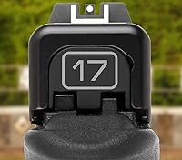 Vista 2 de BASTION para Glock Gen 1-5 Modelos G17 G19 G21 G22 G23 G24 G26 G27 G29 G30 G31 G32 G33 G34 G35 G36 G37 G38 G39 Placa trasera grabada