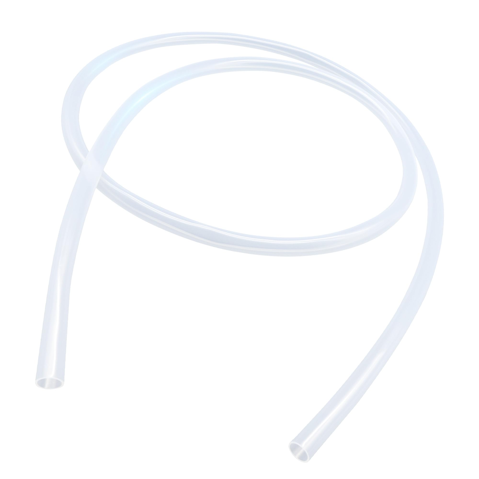 LAVMHAB Silicone Tubing Food Grade Hoses 5mm x 7mm, Length 2 Meters (6.5ft), Flexible Silicone Rubber Tube Air Hose Water Pipes