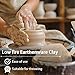 Old Potters Low Fire Pottery Clay White, 10 lbs (Cones 06-04) Made in USA Modeling Clay for Wheel Throwing and Hand Building, Pottery and Sculpting, Beginners, and Advanced