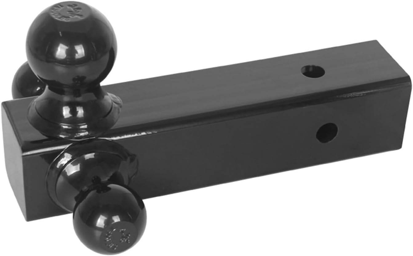 2-1/2inch Trailer Arm Have Tri Size Trailer Ball Maximum Load of 18500 LBS Compatible for Ram2500 and Compatible for GMC Sierra 2500 and F250