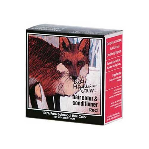Light Mountain Natural Hair Color and Conditioner Red - 4 Fl Oz