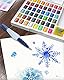 FABER-CASTELL 169748 - Aquarellfarben in Näpfchen, mit Mischpalette und Wassertankpinsel, 48er Etui