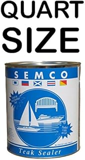 Semco Teak Wood Honey Tone Finish Sealant Protector Sealer (Quart)