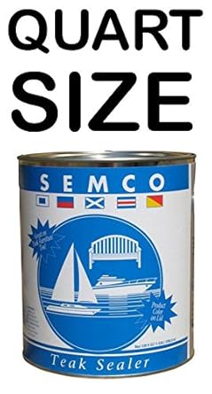 Semco Teak Wood Natural Finish Sealant Protector Sealer Quart