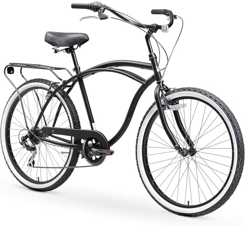 sixthreezero Around The Block Men's Beach Cruiser Bike, Hybrid Bi...