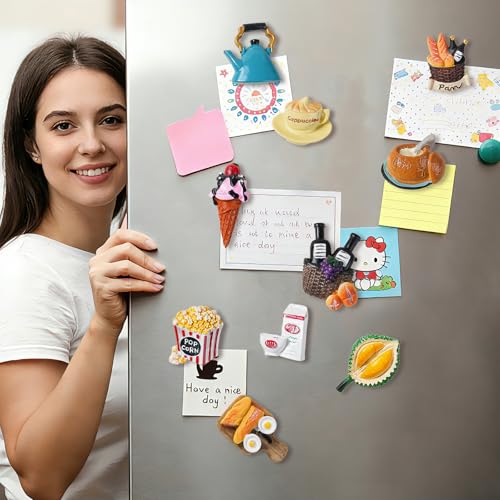 Imanes decorativos para refrigerador, pack de 12 unidades miniatura 6