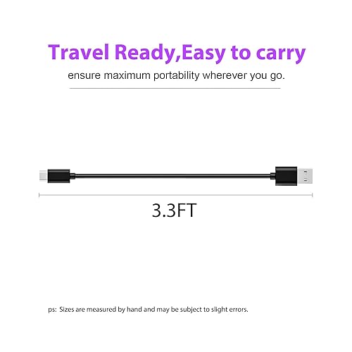 Miniatura 6 de Cable de carga USB-C compatible con BlueParrott B450-XT S650-XT M300-XT, Jab Elite 3 4 7 7 Pro 75t 85t 85h, auriculares Elite Active 75t, Evolve2 30