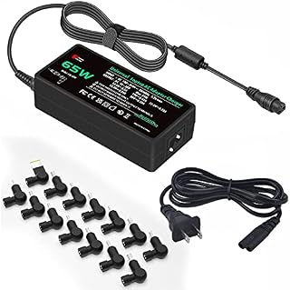 PowerTrust 65W Universal Laptop Charger AC Adapter for Dell Hp Asus Lenovo Sony Acer IBM Toshiba Samsung Gateway Notebook Power Supply 20V 18.5V 19V 19.5V