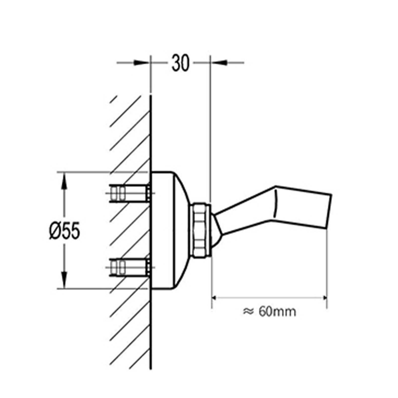 Duschkopfhalterung Runden Duschhalterung Messing Duschkopf Halterung 360° Drehung Handbrause Halterung Bohrinstallation Halterung Duschkopf Überzug Duschkopfhalter Geeignet für Badezimmer