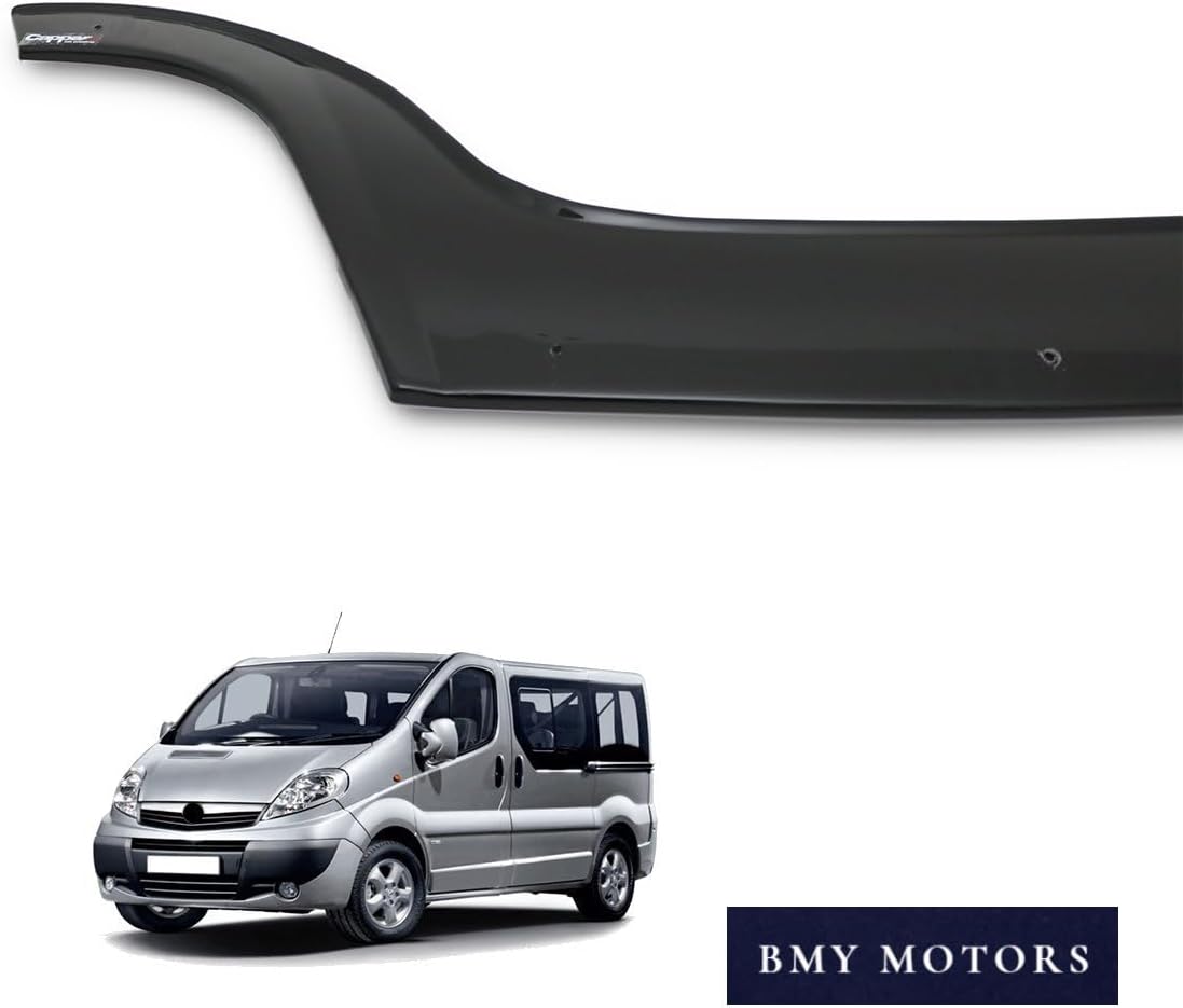 BMY Hood Deflector/Front Bug Shield Compatible for Opel Vivaro A Big Model 2001-2013 Hood Guard Bonnet Protector | Particles & Bug | Car Accessories