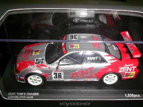 Amazon.co.jp: Kyosho 1/43 ZENT TOM`S TOM'S TOM'S CHASER NO36 JTCC