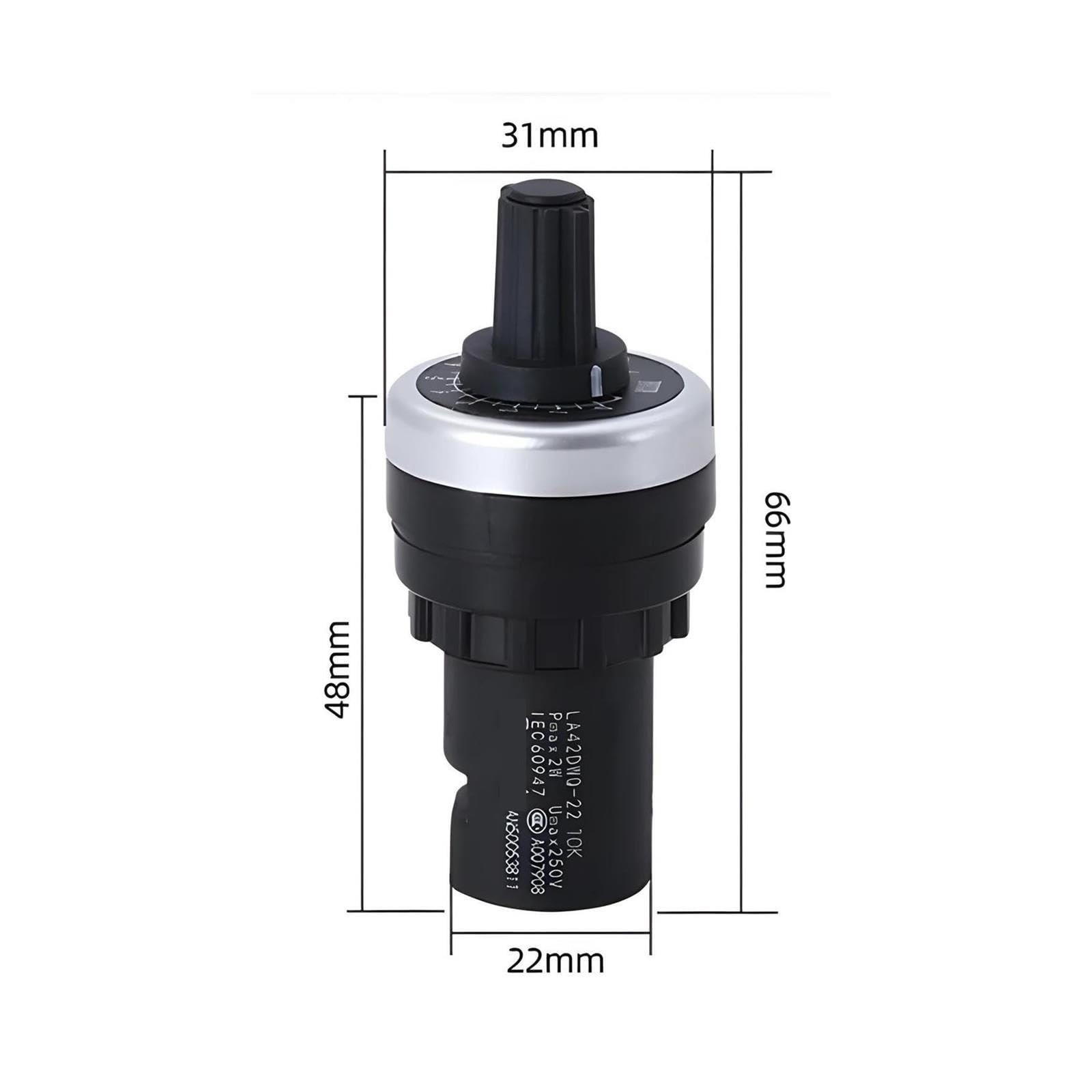 Potentiomètre d'entraînement à vitesse variable d'inverseur rotatif