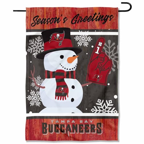 Bannière Tampa Bay Buccaneers double face résistante au gel et à la neige pour jardin