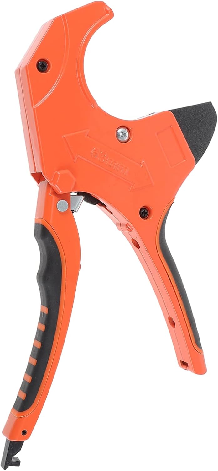 PVC Cutter Hose Cutter SK5 Blade for 2-1/2 PEX PVC PPR Tubing Ratcheting Design for Efficient Plumbing Repairs and Home Use